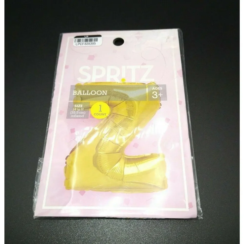 Letter Z Gold Foil Balloon 14